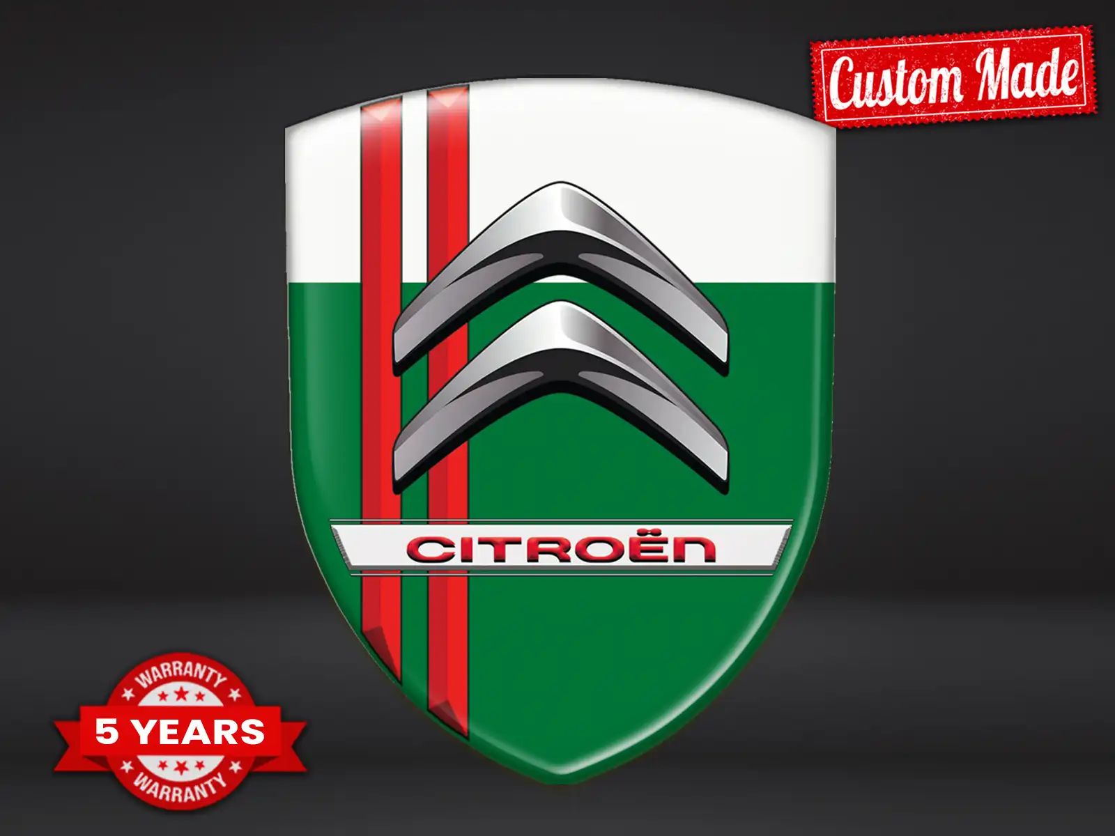 Citroen Sticker Bombé Contemporain Chic Max Version Résistant